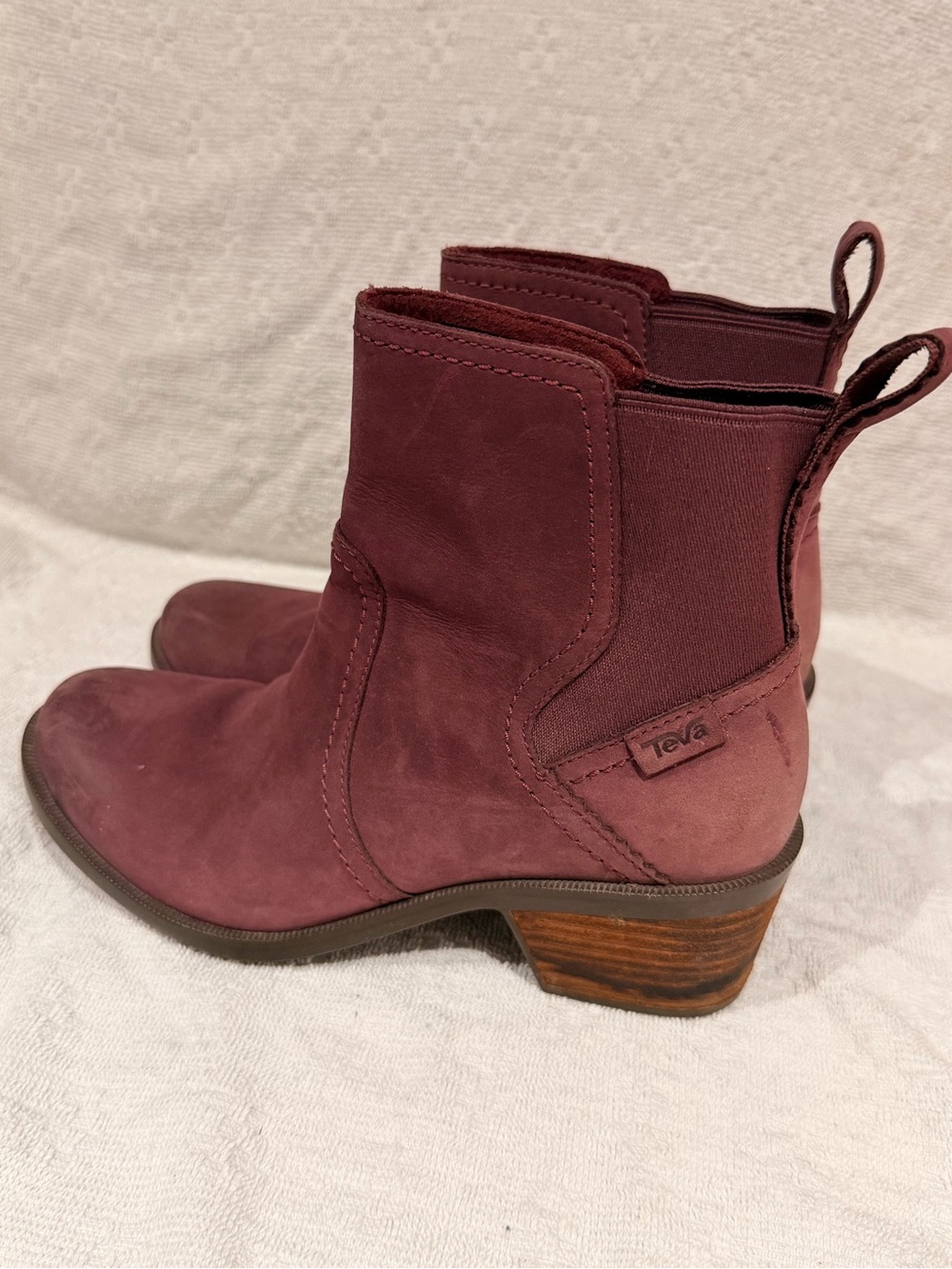 Teva Women's Wine Suede Ankle Booties